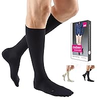mediven for Men Select, 20-30 mmHg – Closed Toe, Knee High Compression Stockings, VI-Extra-Wide, Black