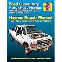 Ford Super Duty Pick-up & Excursion for Ford Super Duty F-250 & F-350 Pick-ups & Excursion 999-10) Haynes Repair Manual: Includes Gasoline and Diesel Engines Ford Super Duty Pick-up & Excursion for Ford Super Duty F-250 & F-350 Pick-ups & Excursion 999-10) Haynes Repair Manual: Includes Gasoline and Diesel Engines Paperback