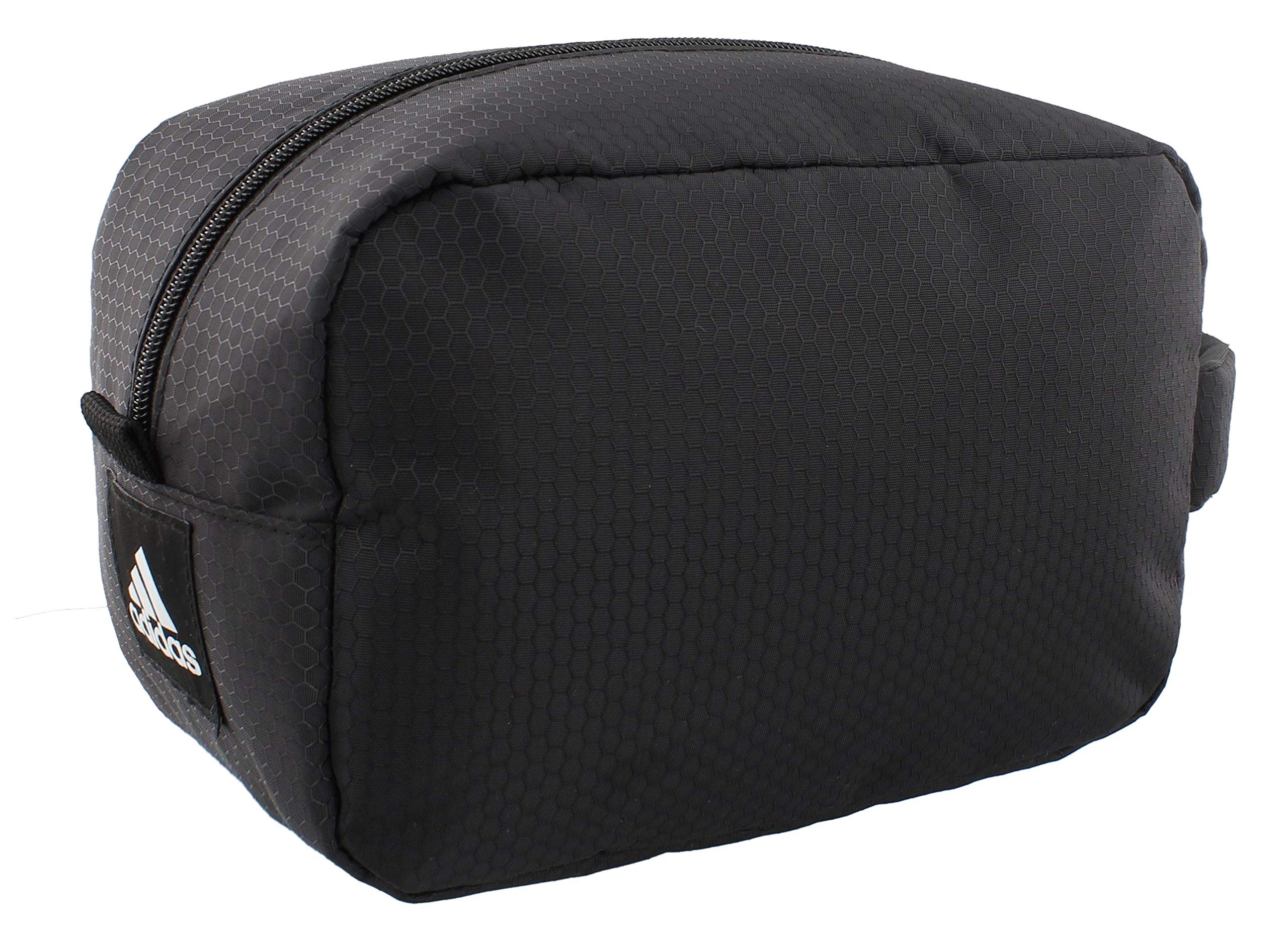 adidas Team Toiletry Kit Travel Shower Bag, Black, One Size