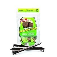 Master Mark Plastics 99310 Terrace Board 10 Inch 10 Pack, Brown Stakes,