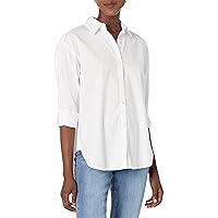 Gloria Vanderbilt Women's Amanda Monogram Button Down Shirt