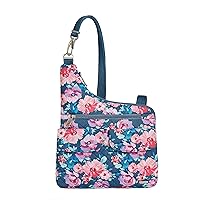 Travelon Anti-Theft Classic Cross-Body Bag, Blossom Floral