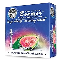 Guava Beamer® Ultra Premium Hookah Molasses 50 Gram Box. Huge Clouds, Amazing Taste!® 100% Tobacco, Nicotine & Tar Free! Compares to Hookah Tobacco at a Fraction of The Price Great Taste, Great Smell