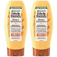 Whole Blends Honey Treasures Repairing Conditioner, for Dry, Damaged Hair, 22 Fl Oz, 2 Count (Packaging May Vary)