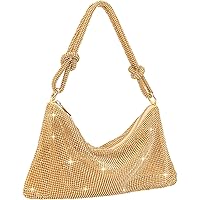 Rhinestone Purse Sparkly Bag Silver Diamond Purses for Women Upgrade Evening Prom Rhinestone Handbag Hobo Bag