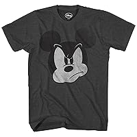 Mad Mickey Mouse Distressed Design T-Shirt for Adults