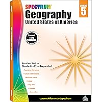 Spectrum Grade 5 US Geography Workbook, Ages 10 to 11, 5th Grade Social Studies, American History, Ecology, and US Map Skills, 5th Grade Geography Workbooks for Kids (Volume 25) Spectrum Grade 5 US Geography Workbook, Ages 10 to 11, 5th Grade Social Studies, American History, Ecology, and US Map Skills, 5th Grade Geography Workbooks for Kids (Volume 25) Paperback