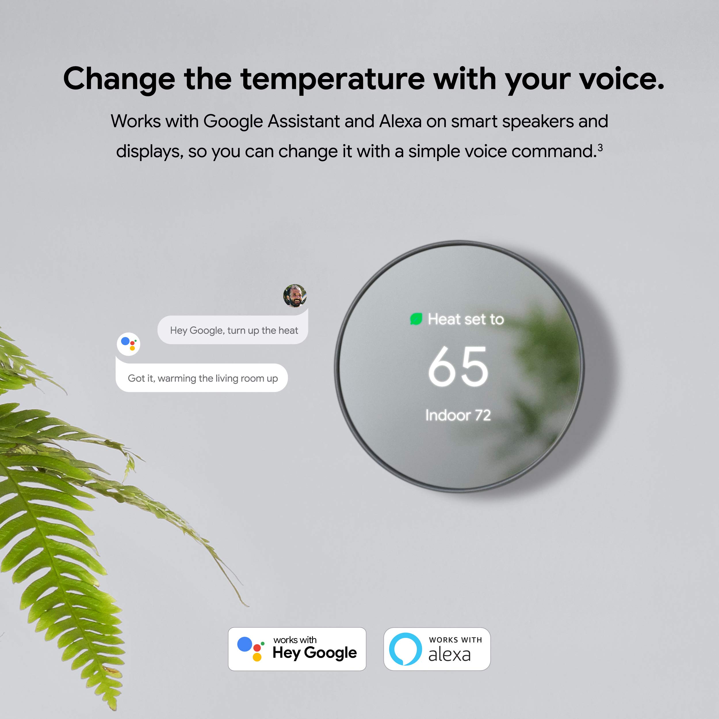 Google Nest Thermostat - Smart Thermostat for Home - Programmable Wifi Thermostat & Trim Kit - Made for the Nest Thermostat - Programmable Wifi Thermostat Accessory - Sand