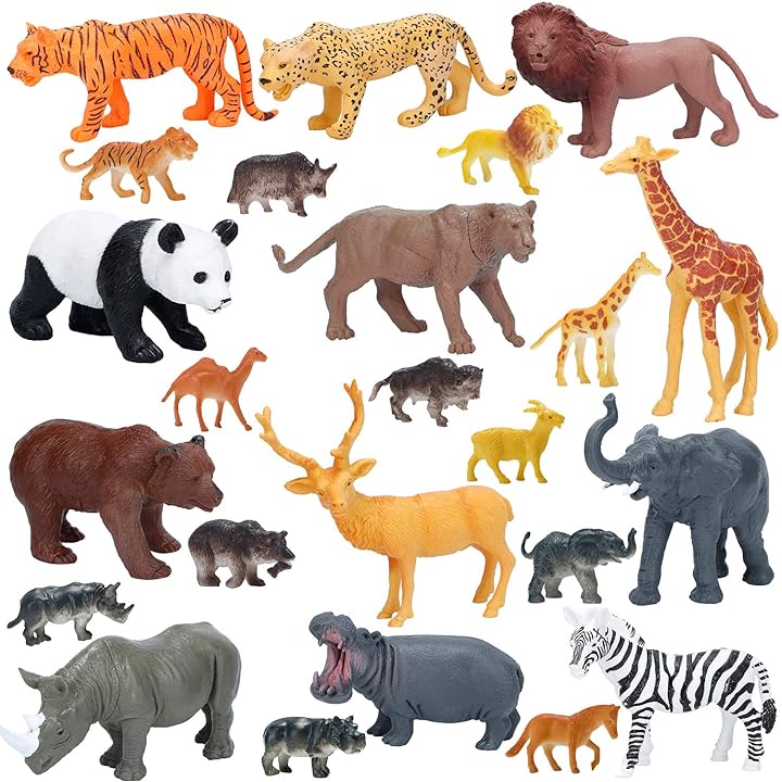 Mua Jumbo Safari Animals Figures, Realistic Large Wild Zoo Animals  Figurines, Plastic Jungle Animals Toys Set with Tiger, Lion, Elephant,  Giraffe Eduactional Toys Playset for Kids Toddler Party Supplies trên  Amazon Mỹ