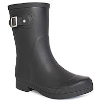 Chooka Women's Waterproof Solid Mid-Height Rain Boot