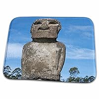 3dRose Chile, Easter Island. AHU Akivi, Rapa NUI NP, U Moi... - Bathroom Bath Rug Mats (rug-228731-1)