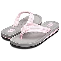 Floopi Flip Flops for Women Casual Thong Womens Sandals Comfort Heel Cushion, Ladies Beach Sandals with Indoor & Outdoor Anti Skid Soles