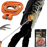 MULTUS Perfect Deer Drag Fast & Easy to use Durable Safety Reflective Orange Strap Compact Comfort Grip Handle Game Dragger and Hunting Gear