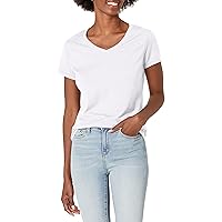 Hanes womens X-temp V-neck T-shirt novelty t shirts, White, 3X-Large US