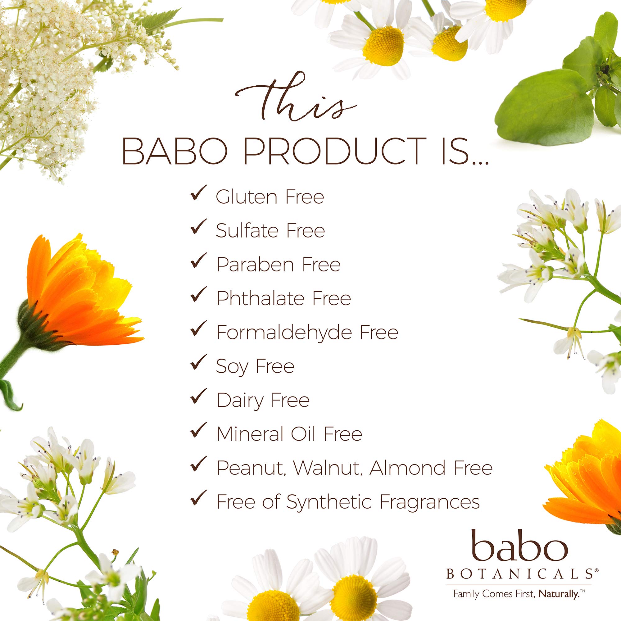 Babo Botanicals Moisturizing Plant-Based 2-in-1 Bubble Bath & Wash - with Organic Calendula & Natural Oat Milk - for Babies, Kids & Adults with Sensitive Skin - Hypoallergenic & Vegan