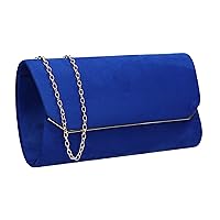 SwankySwans Women's Anny Suedette Flapover Clutch, Sling Bag, One Size