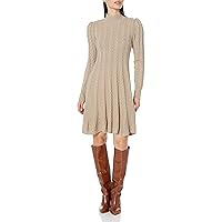 Jessica Howard Women's Fit & Flare Soft Long Sleeve Short Dress