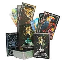 Spirit Animals: Deluxe 96-Card Oracle Deck and Guidebook | Oracle Cards That Tap Into The Wisdom of The Natural World.