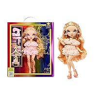 Rainbow High Victoria- Light Pink Fashion Doll and Freckles from Head to Toe. Fashionable Outfit & 10+ Colorful Play Accessories. Great Gift for Kids 4-12 Years Old and Collectors.