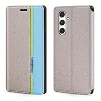 for Samsung Galaxy A55 5G Case, Fashion Multicolor Magnetic Closure Leather Flip Case Cover with Card Holder for Samsung Galaxy A55 5G