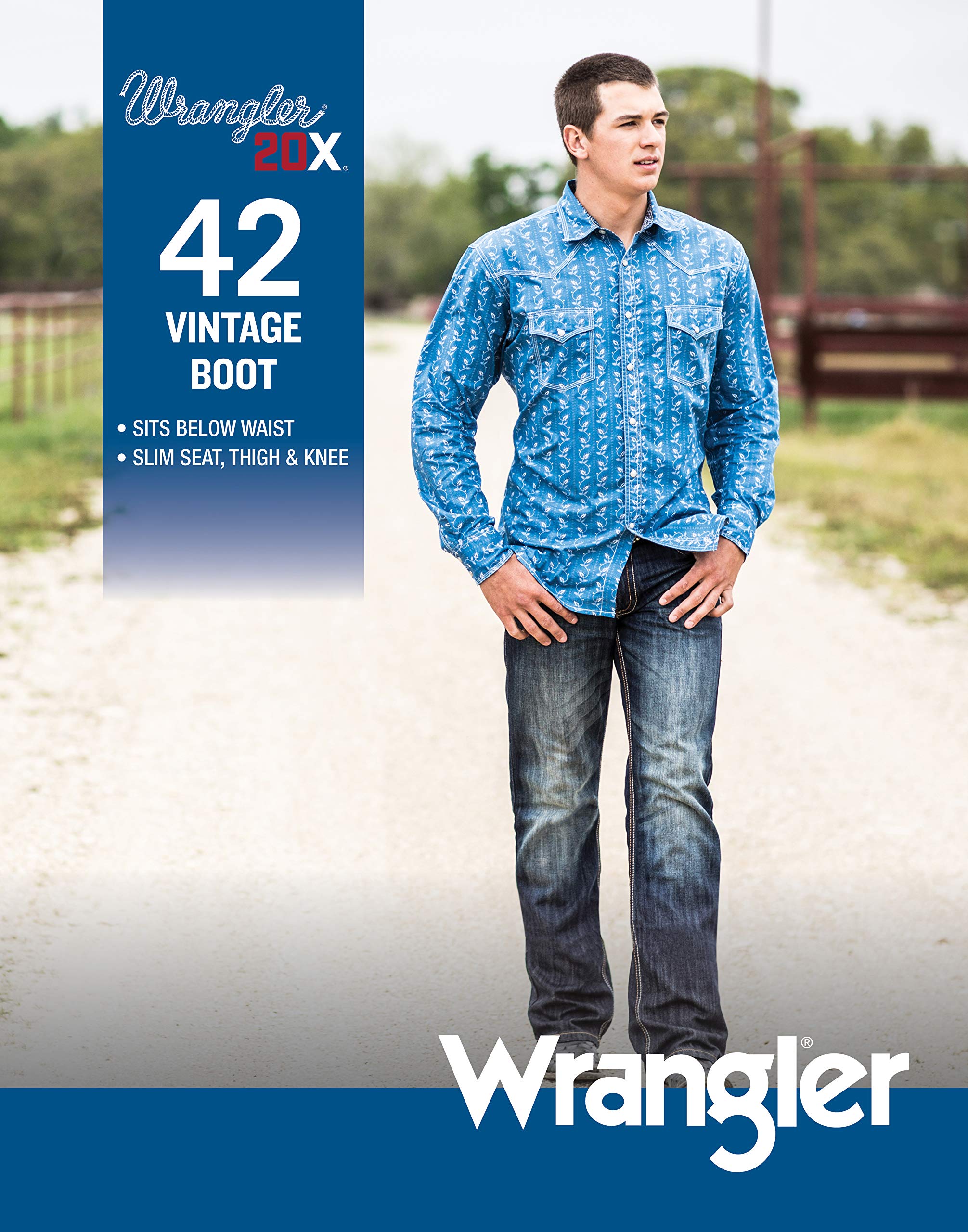 Mua Wrangler Men's 20X No. 42 Vintage Boot Cut Jean stretch trên Amazon Mỹ  chính hãng 2023 | Giaonhan247