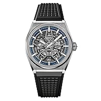 Zenith Defy Classic Blue Titanium Skeletonised Movement Watch 95.9000.670/78.R782