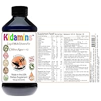 Kidamins - Liquid Multi Vitamins for Children Age 1 Through 12 from CAOH® (1-16 oz Bottle)