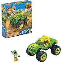 MEGA Hot Wheels Gunkster Monster Truck Building Set Toy Car with Micro Figure Driver, 69 Pieces, Gift Set for Boys and Girls Ages 5 and Up