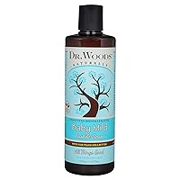 Dr. Woods Unscented Baby Mild Liquid Castile Soap with Organic Shea Butter, 16 Ounce