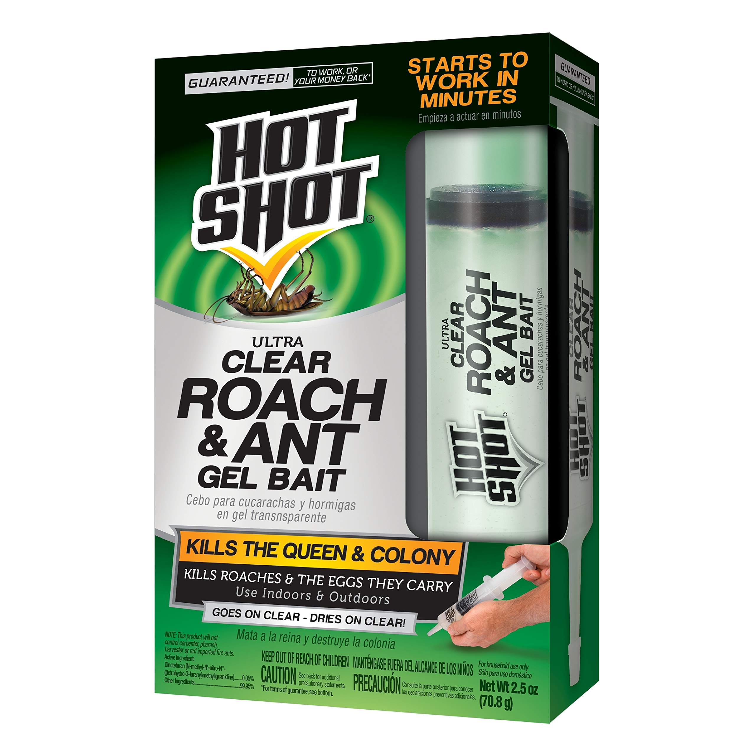 Mua Hot Shot Ultra Clear Roach And Ant Gel Bait 25 Oz And Combat Max 12 Month Roach Killing Bait
