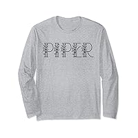 Piper T-Shirt Floral Piper Name Birthday Shirt Gift Long Sleeve T-Shirt