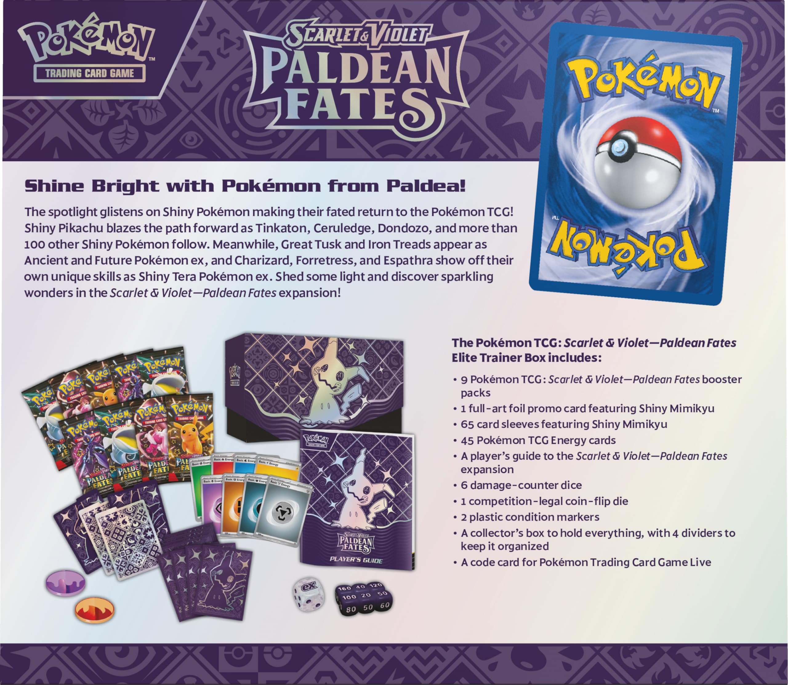 Pokémon TCG: Scarlet & Violet—Paldean Fates Elite Trainer Box