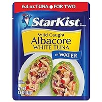 Albacore White Tuna In Water Pouch 6.4 oz (Pack of 12)