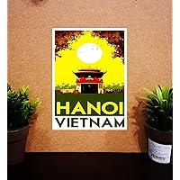 Vietnam Fridge Magnet SET 1 Art Souvenir Gift Vintage Retro 2x3
