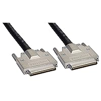 Amphenol CS-VHDCIMX200-001 VHDCI SCSI-5 Cable, VHDCI Male to Male,1 m, 3.3', Black