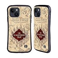 Head Case Designs Officially Licensed Harry Potter The Marauder's Map Prisoner of Azkaban II Hybrid Case Compatible with Apple iPhone 15