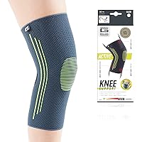 Neo-G Knee Compression Sleeve for Sports - Breathable, Lightweight, Elastic Knee Sleeve for running, Compression Knee Sleeve for knee pain, Meniscus Tear, Sprains, Strains, Injury Recovery - S