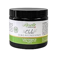 Chebe Leave-In Conditioner, Moisturizing, Hair Growth and Repair Made with Chebe Powder, Chebe Oil and Rosemary Essential Oil (16 Ounce (Pack of 1))