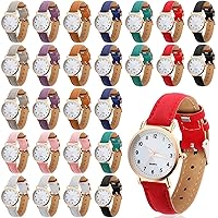 27 Pcs Women Watches Quartz Watch Lots Set Assorted Watch Luminous Watches for Men Teen Girl Student Christmas Valentine's Day Gift 9 Colors