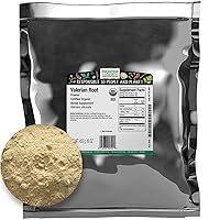 Valerian Root Powder, Certified Organic, Kosher | 1 lb. Bulk Bag | Valeriana officinalis L.
