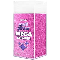 Hemway Bulk Glitter 425g / 15oz MEGA Craft Shaker Glitter for Nails, Resin, Tumblers, Arts, Crafts, Painting, Festival, Cosmetic, Body - Ultrafine (1/128