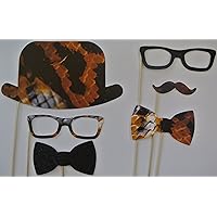 Snake Inspired Photo Booth Props Wedding Birthdays Mustache on a Stick Mustache Bash