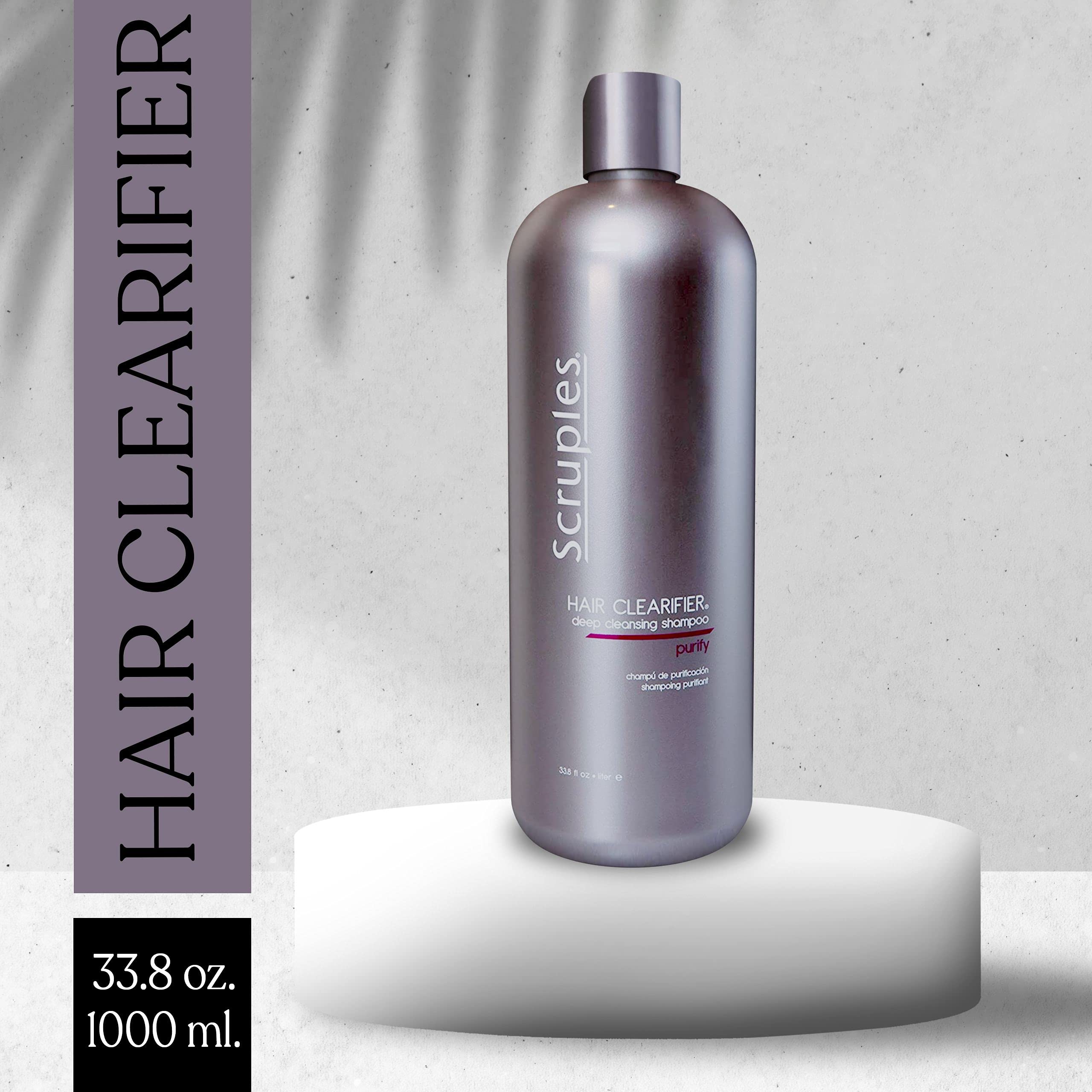 Scruples Hair Clearifier Deep Cleansing Shampoo - Clean & Refresh Hair and Scalp - Soothing & Clarifying Shampoo - Removes Product, Oil Buildup and Residue