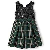 The Children's Place Girls' One Size Sleeveless Holiday Dressy Dress
