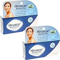 2 Pcs. (2 x 4 Grams) of Hiruscar Silicone Pro Gel for Professional Medical Scar Care for Wounds, Scars and Keloids. Made in Thailand.