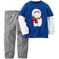 Carter's Baby Boys' 2 Piece Set-Blue