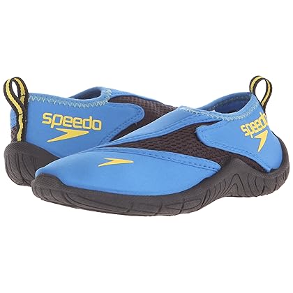 Speedo unisex child Water Shoe Surfwalker 2.0 Kids Pro 2 0 K, Blue/Black, 5 Kids US