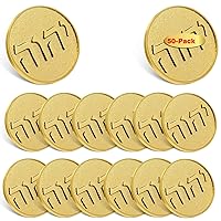 6/12/50/100 Pcs Round Gold Jw.org Enamel Lapel Pin (1 in)-Tetragrammaton Jehovah Witness Hebrew Letters Religious Badge Pins