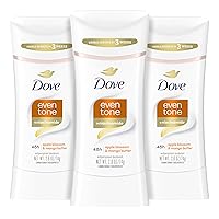 Dove Even Tone Antiperspirant Deodorant for Uneven Skin Tone Calming Breeze Sweat Block For All-Day Fresh Feeling 3 Count 2.6 Ounce