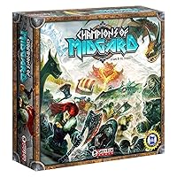 Champions of Midgard Strategy Board Game, 60-90 Minute Playing time, Ages 10 and up, 2-4 Players, Dice-Driven Combat to Gain The Most Glory & Become The Next Jarl